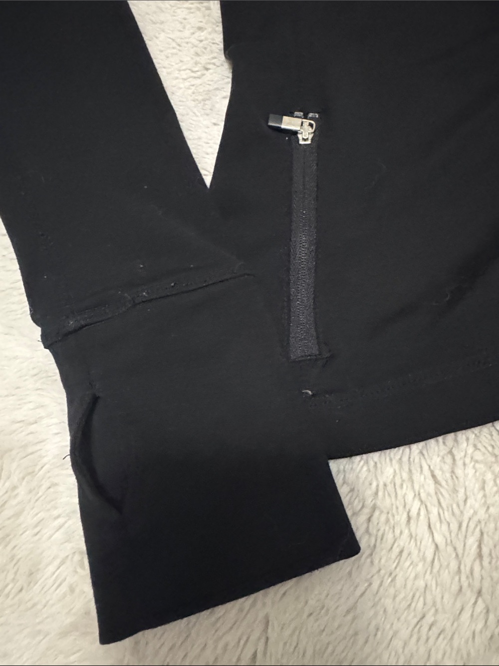 GAP Black Zip-Up Track Jacket With Thumb Holes | XS - Picture 5 of 7
